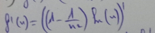 f'(x)=((1- 1/n^2 )ln (n))'