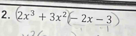 2x³ + 3x² − 2x − 3