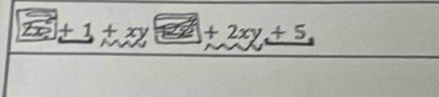 2x+1+xy +2xy+5