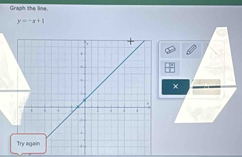 Graph the line.
y=-x+1
×