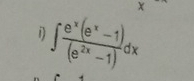 ∈t  (e^x(e^x-1))/(e^(2x)-1) dx