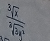 3  sqrt[3](x)/sqrt[3](3y) 