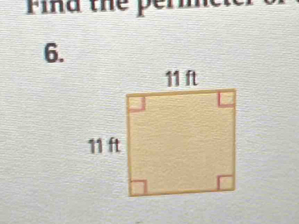 Find the pern 
6.