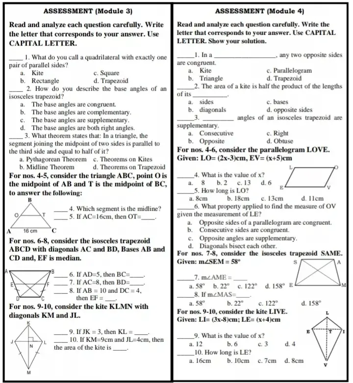 Solved: ASSESSMENT (Module 3) ASSESSMENT (Module 4) Read and analyze ...