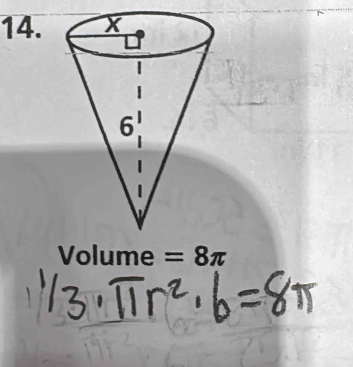 Volume =8π