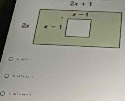 A=u^2+1
4x^2-2x-1
e b^2+4b+1