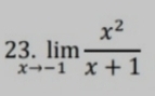 limlimits _+-1 x^2/x+1  -