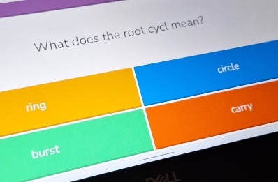 What does the root cycl mean?
circle
ring
carry
burst