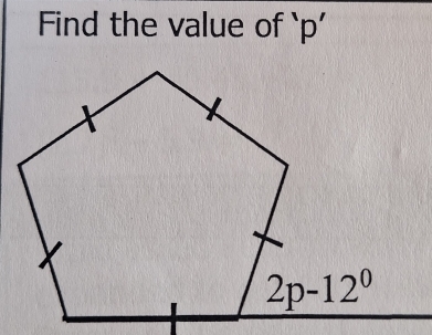 Find the value of ‘p’