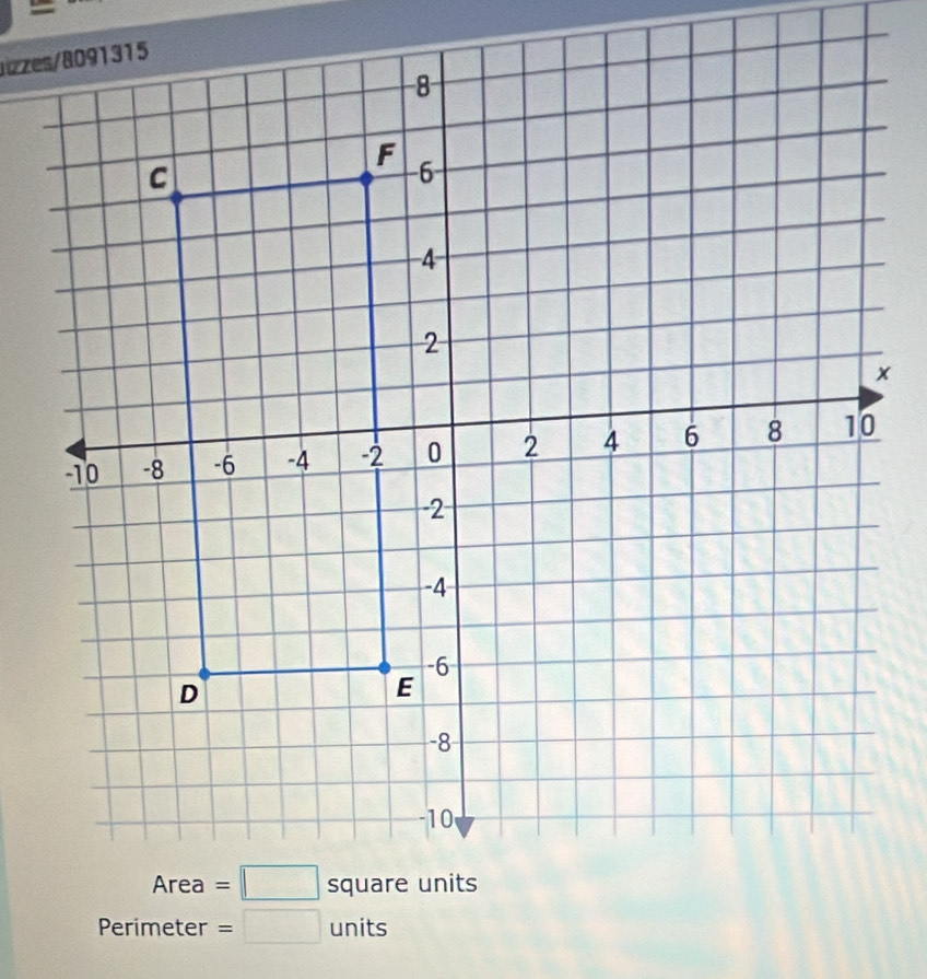 Perimeter =□ units