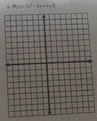 P(x)=2x^3-5x+x+2