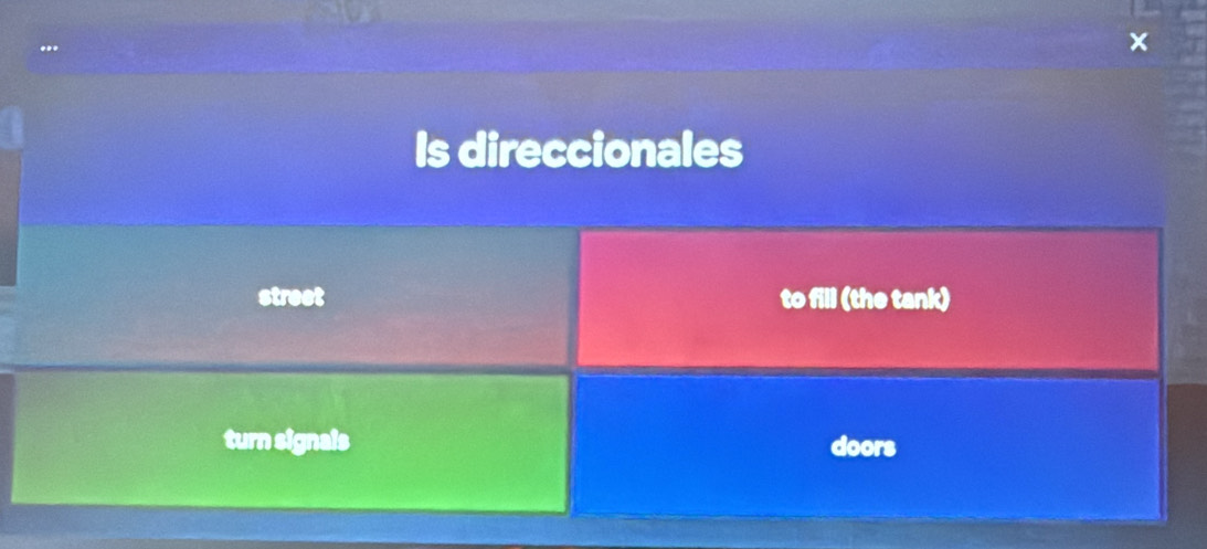 Is direccionales