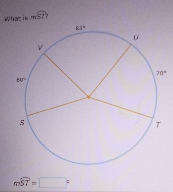 What is mwidehat ST?
mwidehat ST=□°