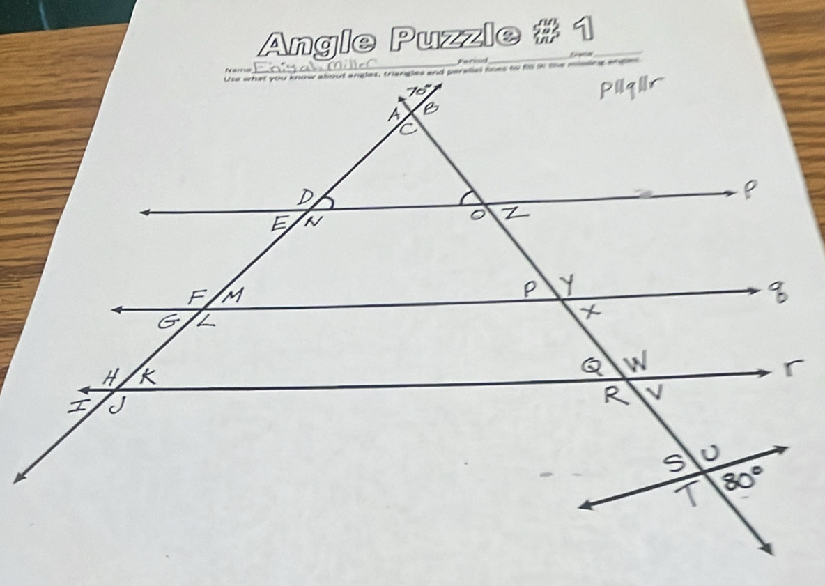 Angle Puzzle # 
Lra