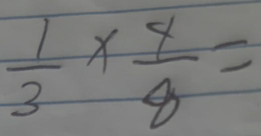  1/3 *  4/8 =