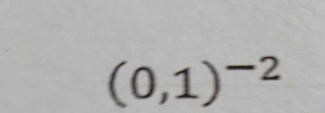 (0,1)^-2