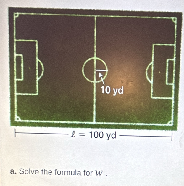 Solve the formula for W .