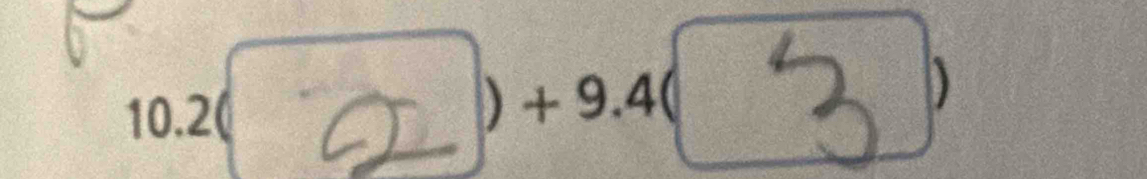 10.2 ) + 9.4( D