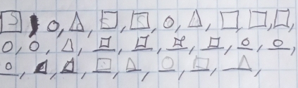 ② 0, A, 5, , O, A, □I, D,
O, O, △, , J, , Z, c, o,
0, A, B, A, e, , AA,