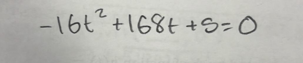 -16t^2+168t+5=0