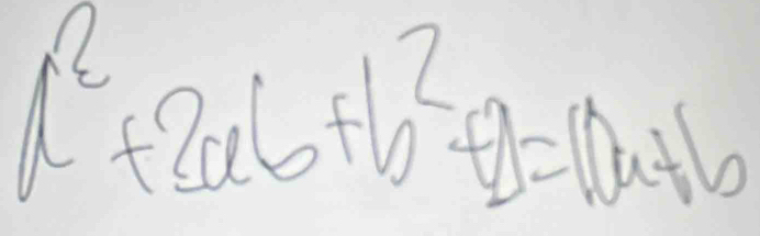 a^2+2ab+b^2+9=(a+b