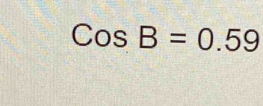 CosB=0.59