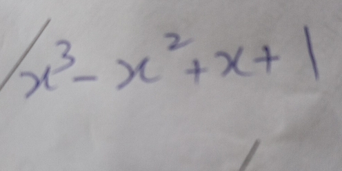 /x^3-x^2+x+1