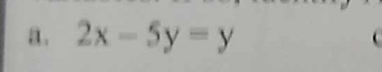 2x-5y=y