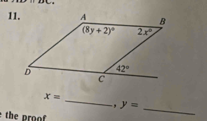 x=
, y=
the proof 
_