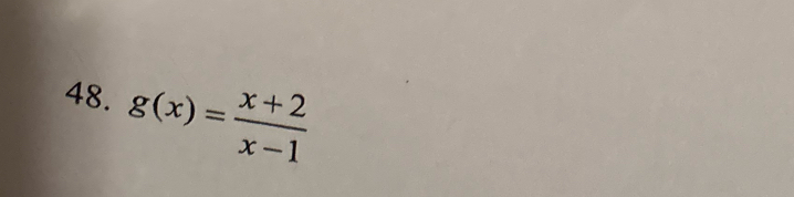 g(x)= (x+2)/x-1 