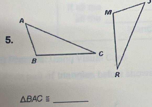 △ BAC≌