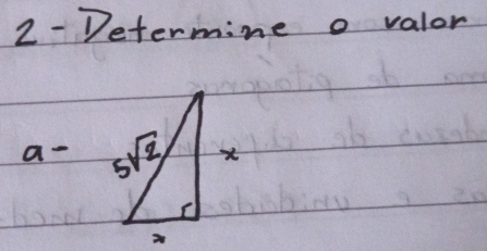 2- Determine o valor
a-