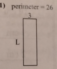 perimeter =26