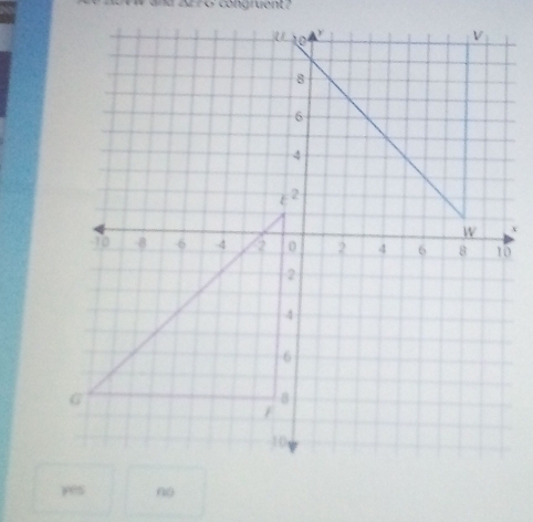 a n or o congruent ?