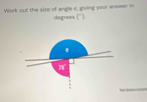 Work out the size of angle c, giving your answer im
degrees (°).
_