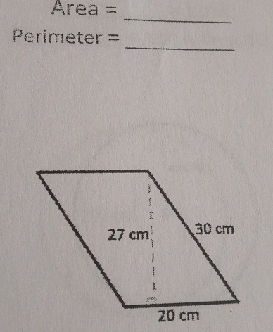 Area=
_ 
_ 
Per imeter=