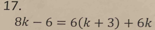 8k-6=6(k+3)+6k