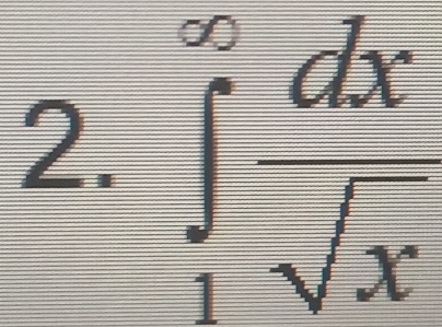 ∈tlimits _1^((∈fty)frac dx)sqrt(x)