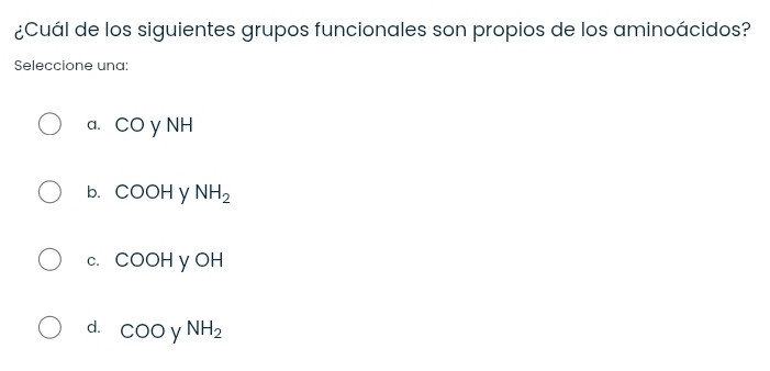 Resuelto:¿Cuál de los siguientes grupos funcionales son propios de los ...
