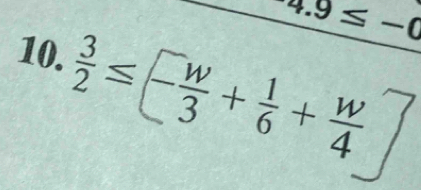 -4.9≤ -0
10. ÷=E++