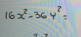 16x^2-36y^2=