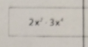 2x^2· 3x^4