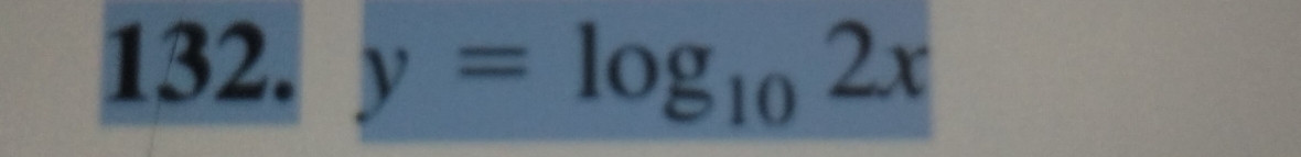 y=log _102x