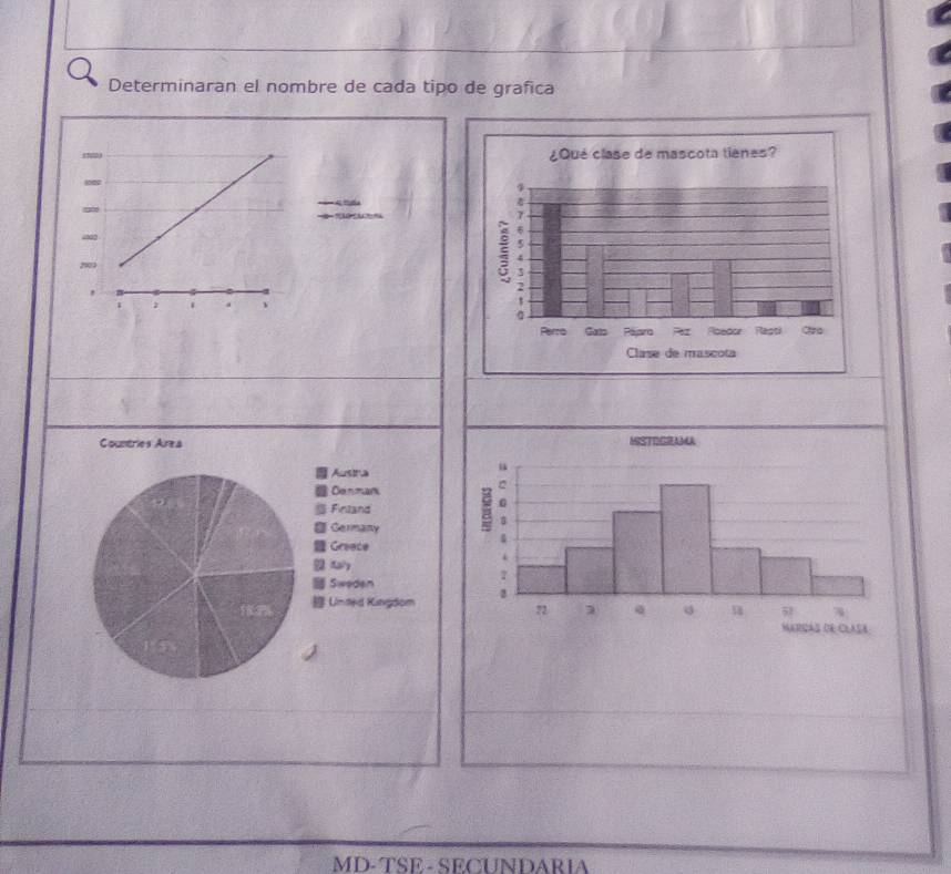 Determinaran el nombre de cada tipo de grafica 
(,)
1002
- 
2003 
' 
、 
MD- TSE - SECUNDARIA