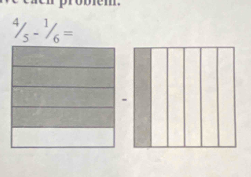 m.
^4/_5-^1/_6=