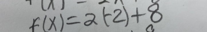 I[]
f(x)=2(-2)+8