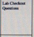 Lab Checkout 
Questions