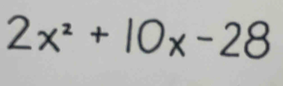 1x² + 10x-28