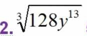 sqrt[3](128y^(13))