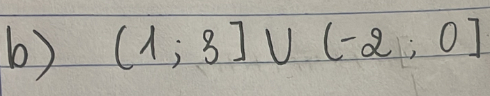 (1;3]∪ (-2;0]